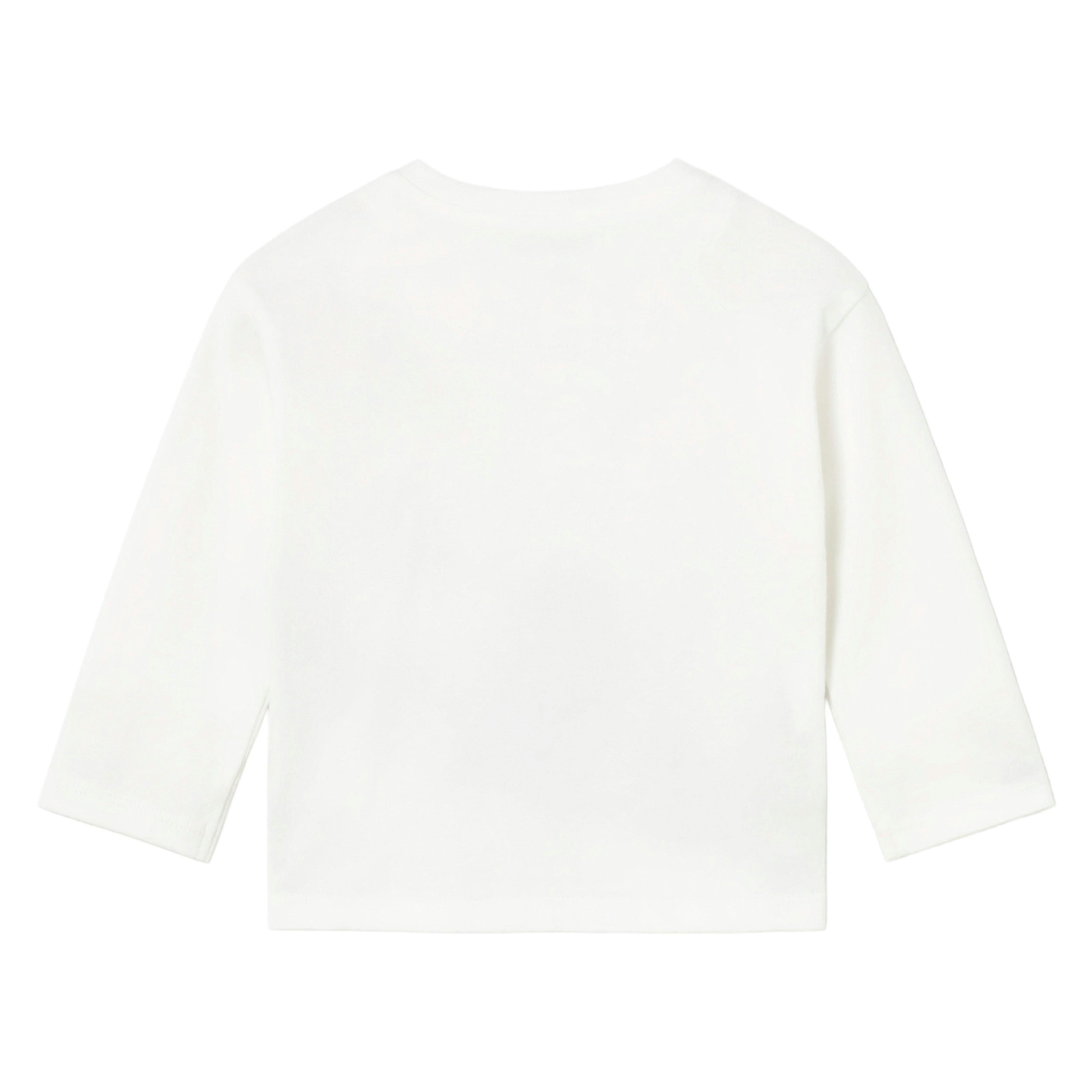 White Skiing Tiger T-Shirt