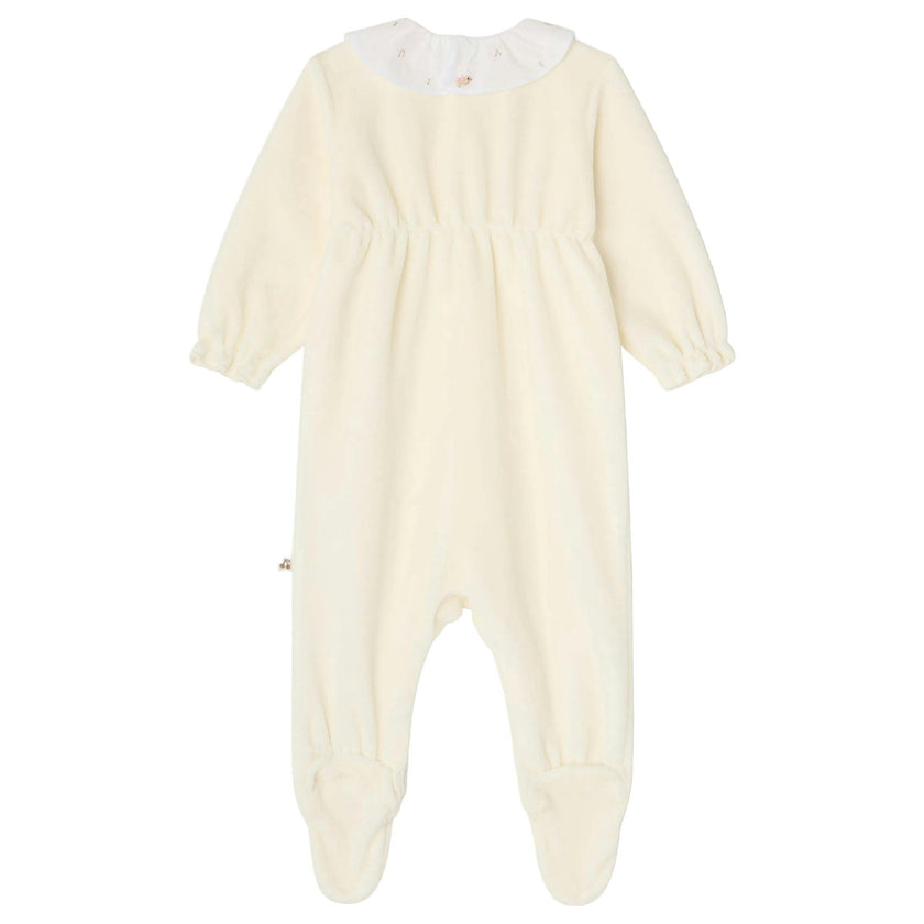 BONPOINT Lintina Songbird Pajamas - Blanc Lait