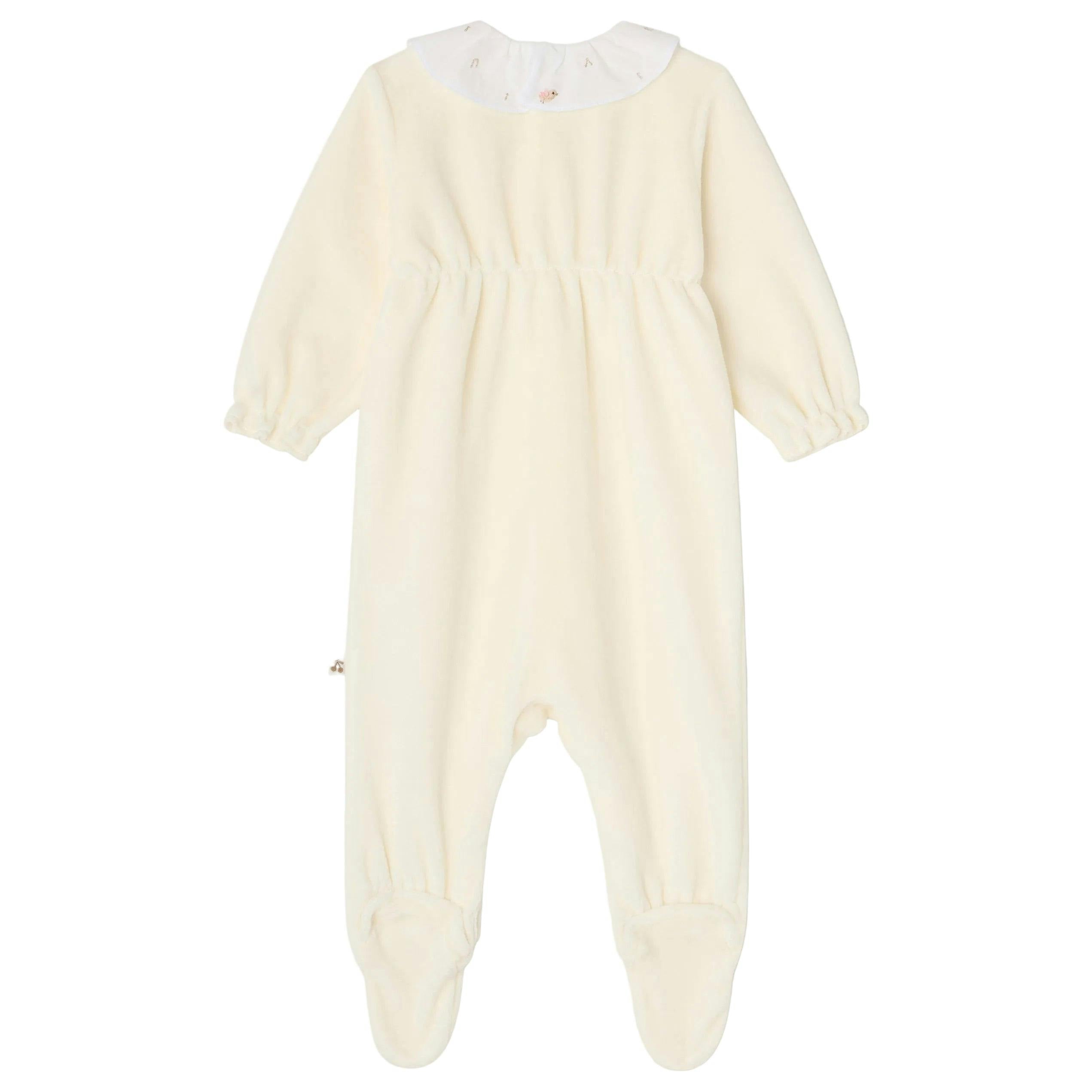 BONPOINT Lintina Songbird Pajamas - Blanc Lait
