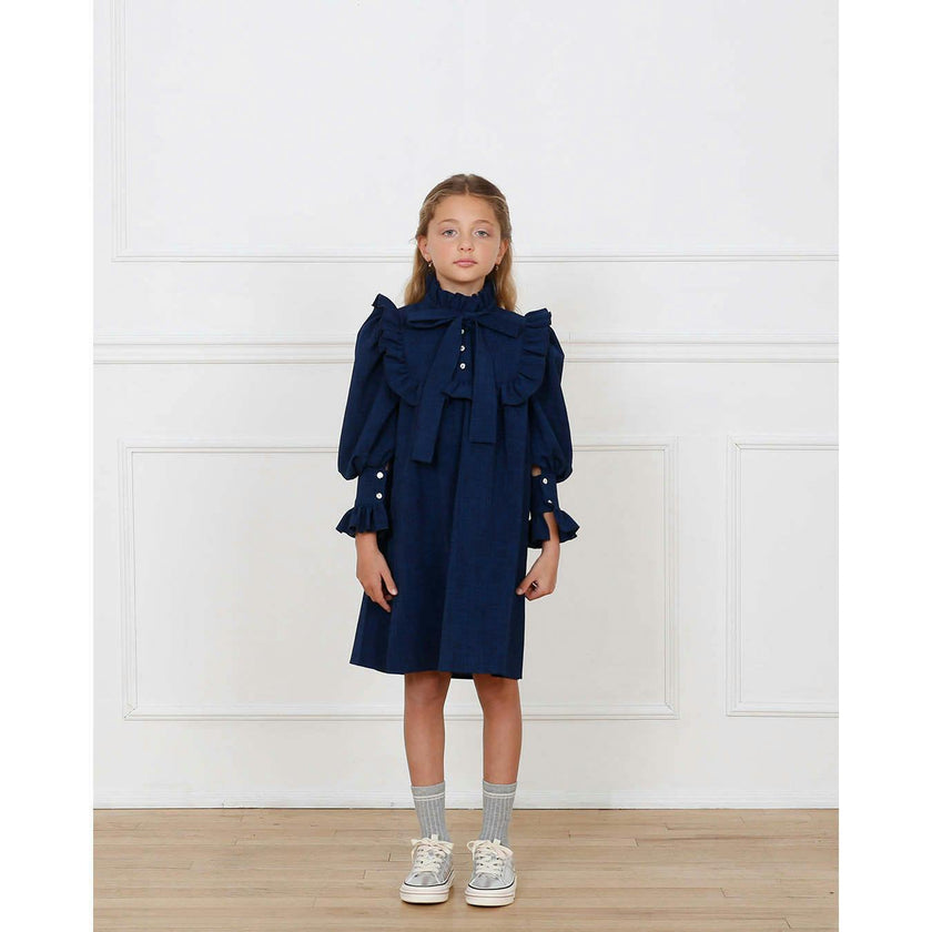 Brigitte dress (dark sapphire blue)