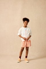 Lightweight Classroom Cardigan in Multi Stripe