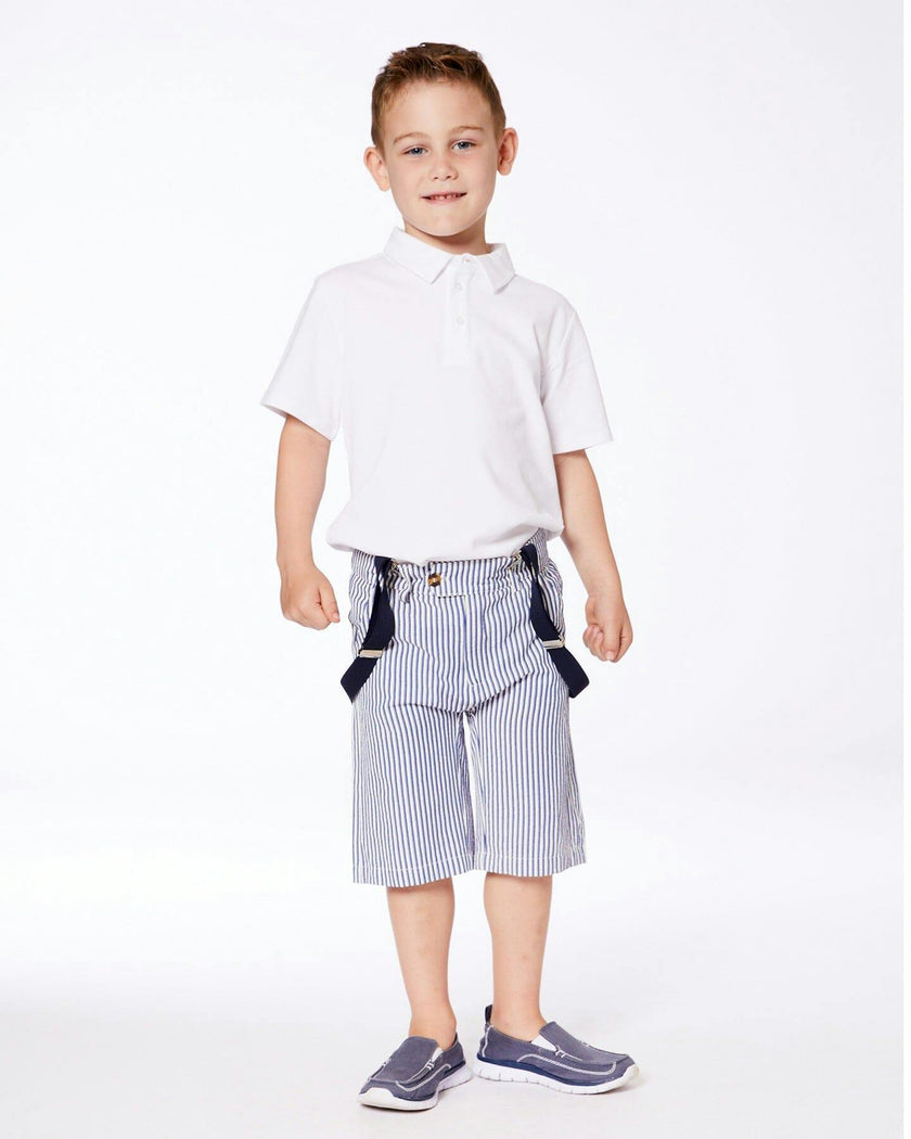 Short Sleeve Polo Shirt White