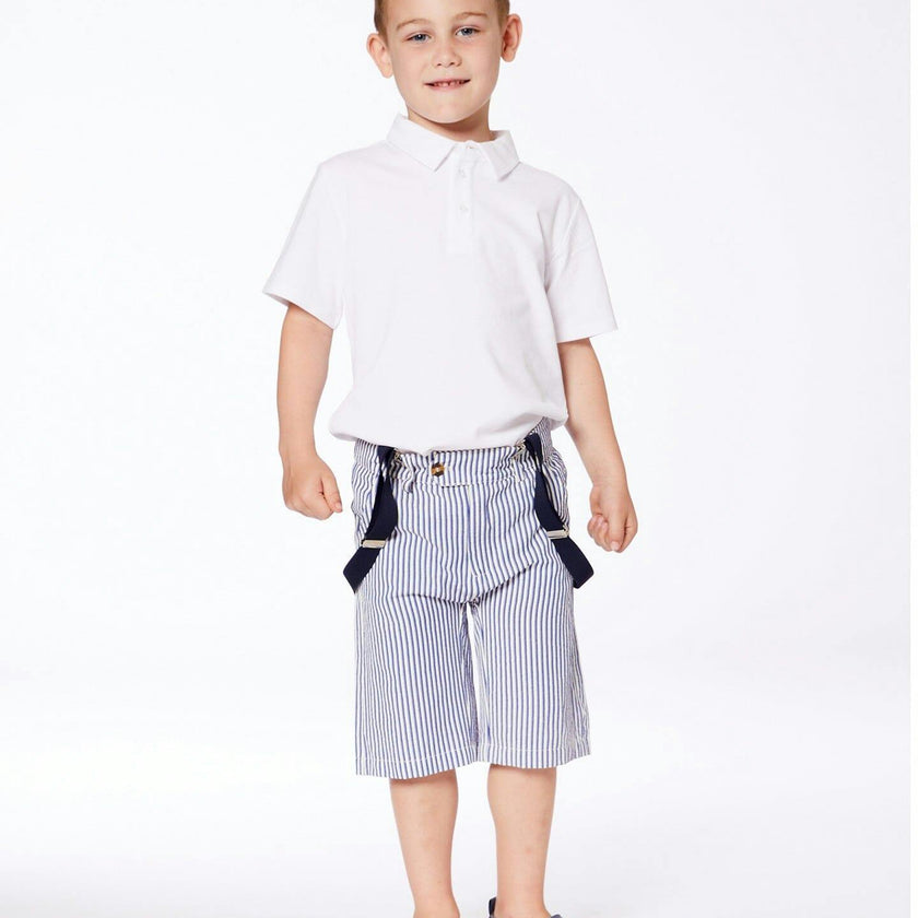 Short Sleeve Polo Shirt White