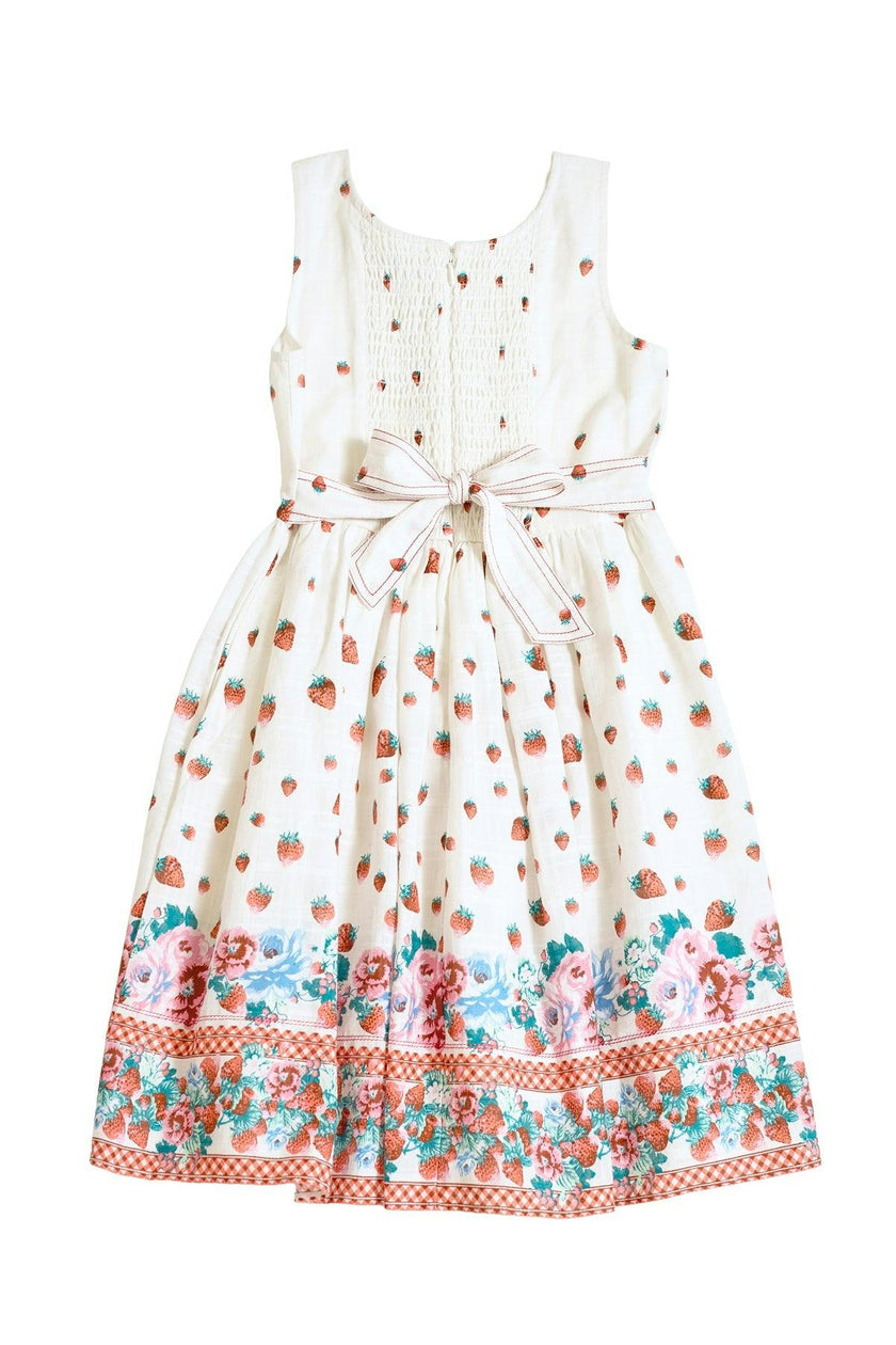 Mini Sadie Dress in Strawberry Vintage Tier