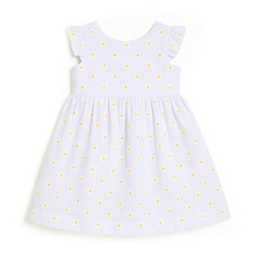 Embroidered Daisy Dress