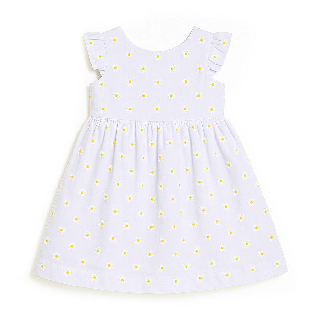 Embroidered Daisy Dress