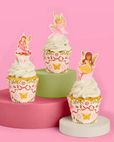 Garden Fairy Toppers - 24 sets of liners + toppers