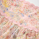 Alanna Frill Embroidered Maxi Dress
