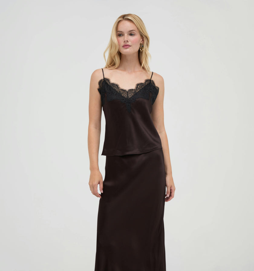 The Gracie Top -  Chocolate