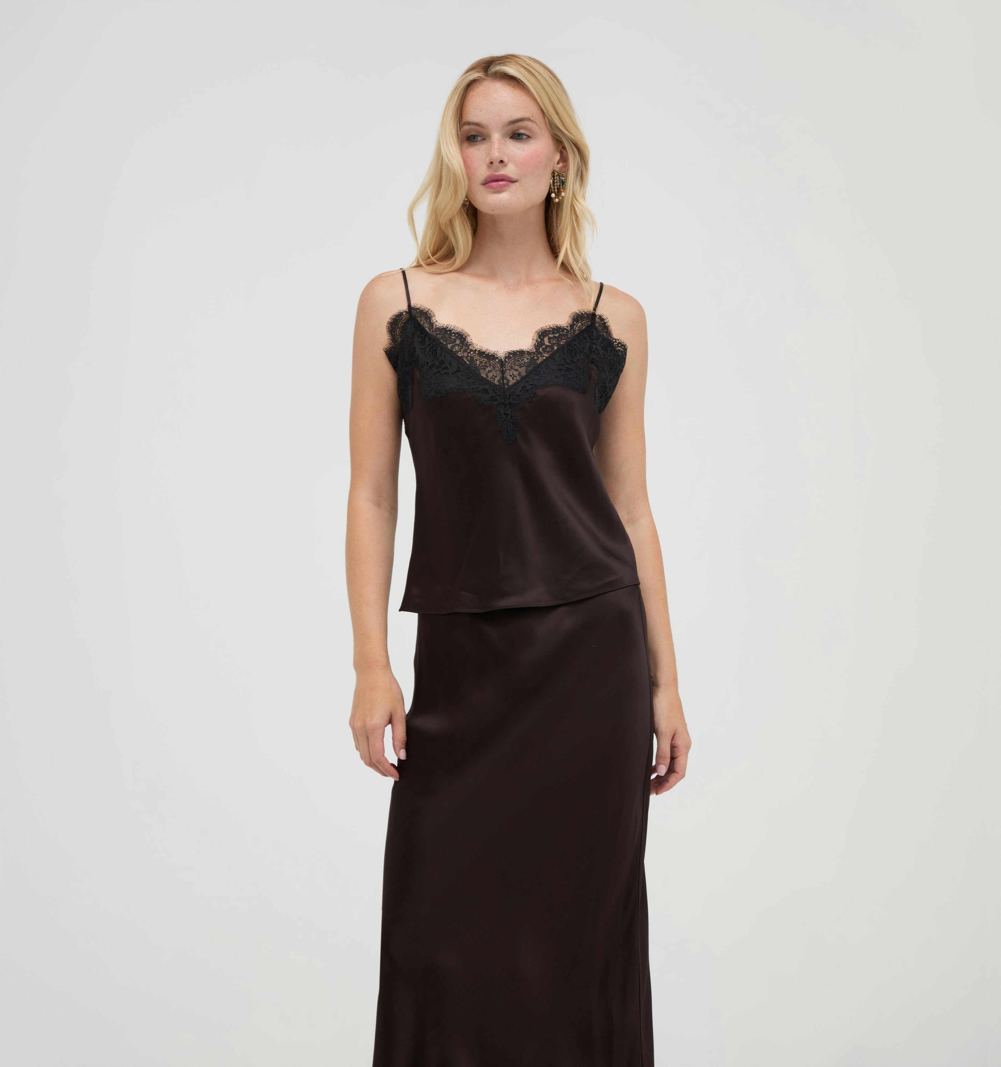 The Gracie Top -  Chocolate