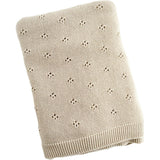 Heirloom Pique Blanket, Birch | Organic Cotton