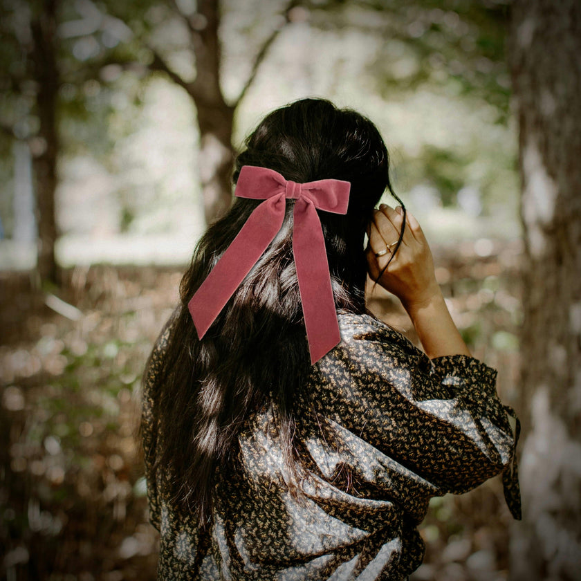 Mademoiselle Velvet Bow