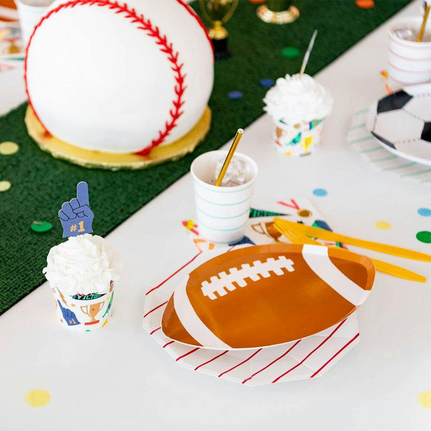 Football Shape Plates
