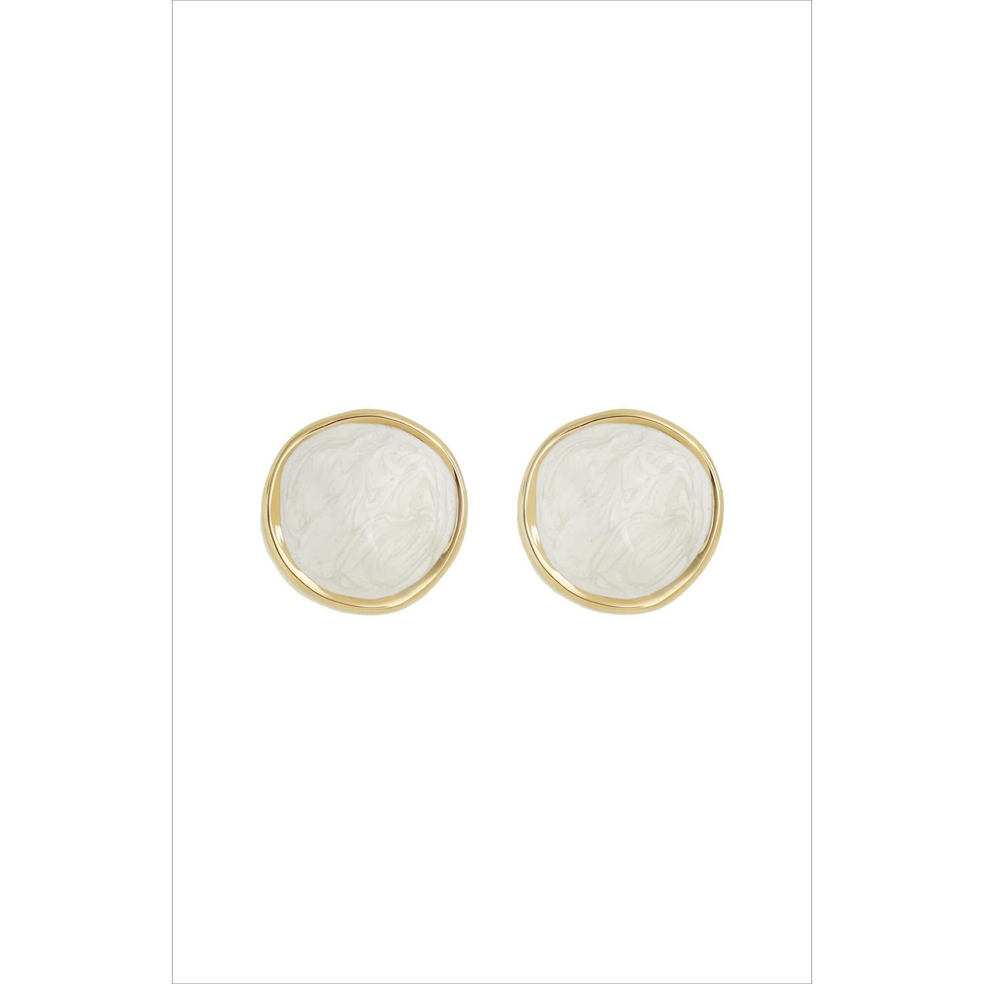 Enamel Ripple Earrings