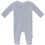 Embroidered Bear or Flower Footie