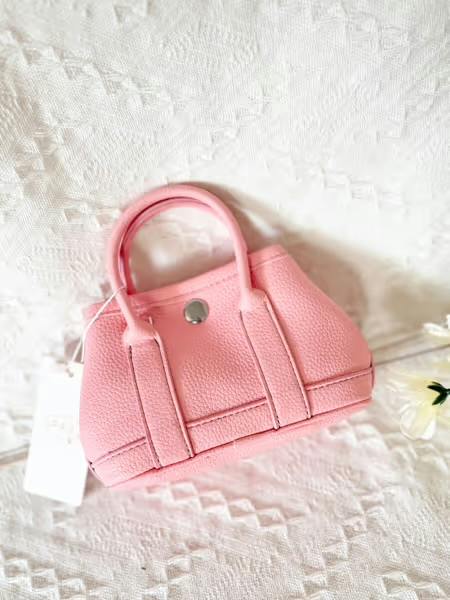 Pinky Faux Leather Lux Purse