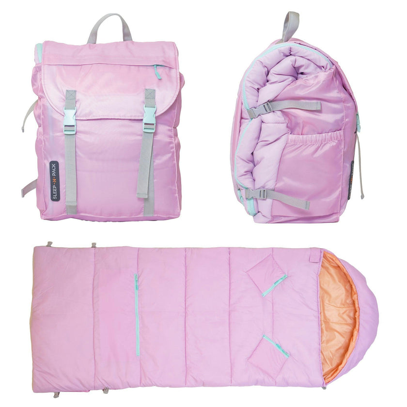 Sleep-N-Pack™ – Big Kid Size | Pink Pirouette
