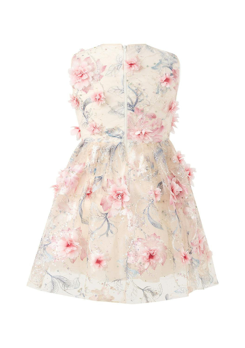 Rosalia Embroidered Mini Dress
