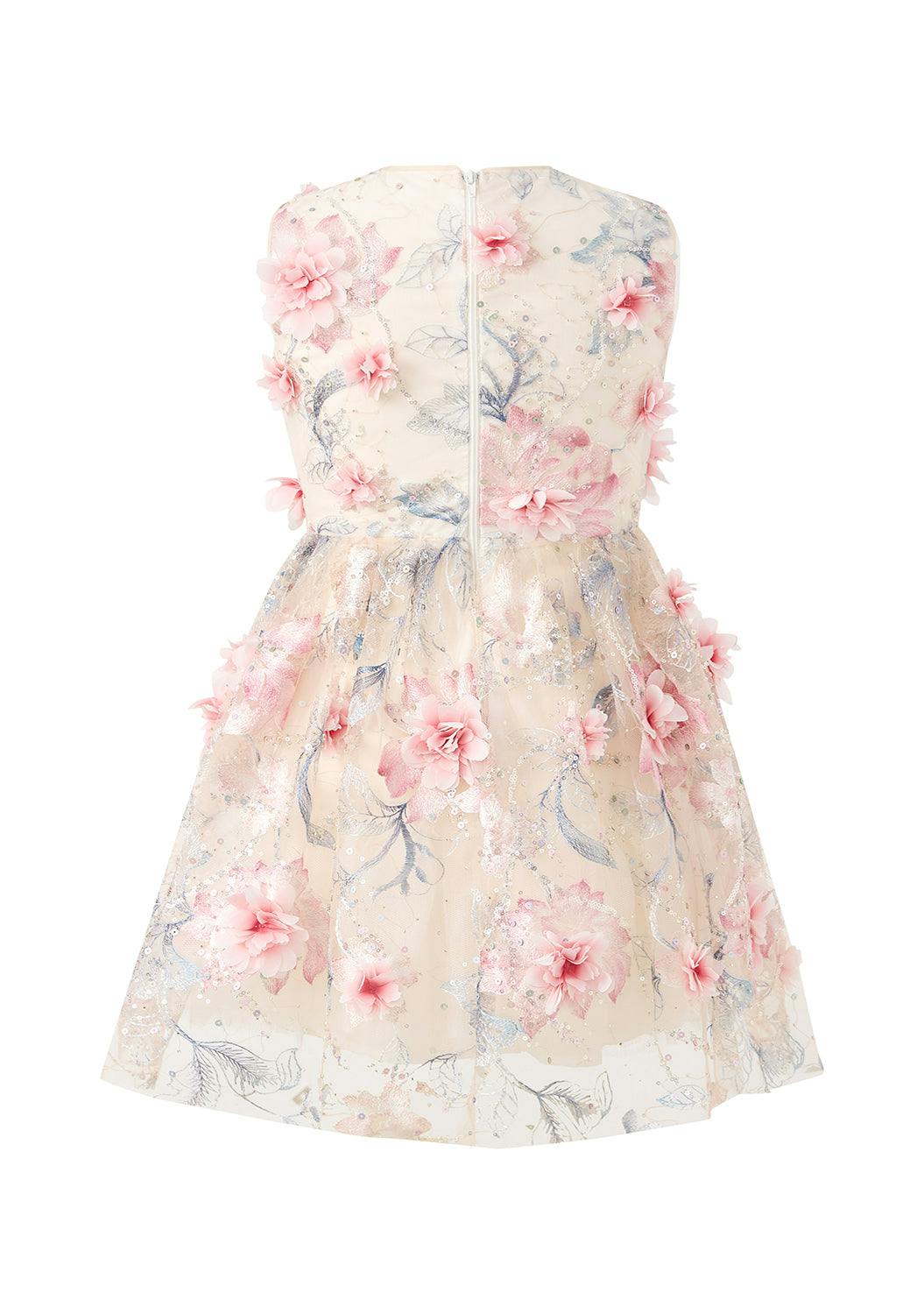 Rosalia Embroidered Mini Dress