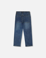 Stretch Jeans Navy Blue Denim