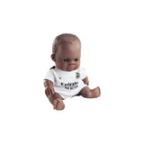 Baby Girl Doll 8 1/4 inch with Real Madrid Soccer Jersey