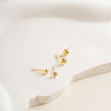 Twinkle Circle Studs - Standard