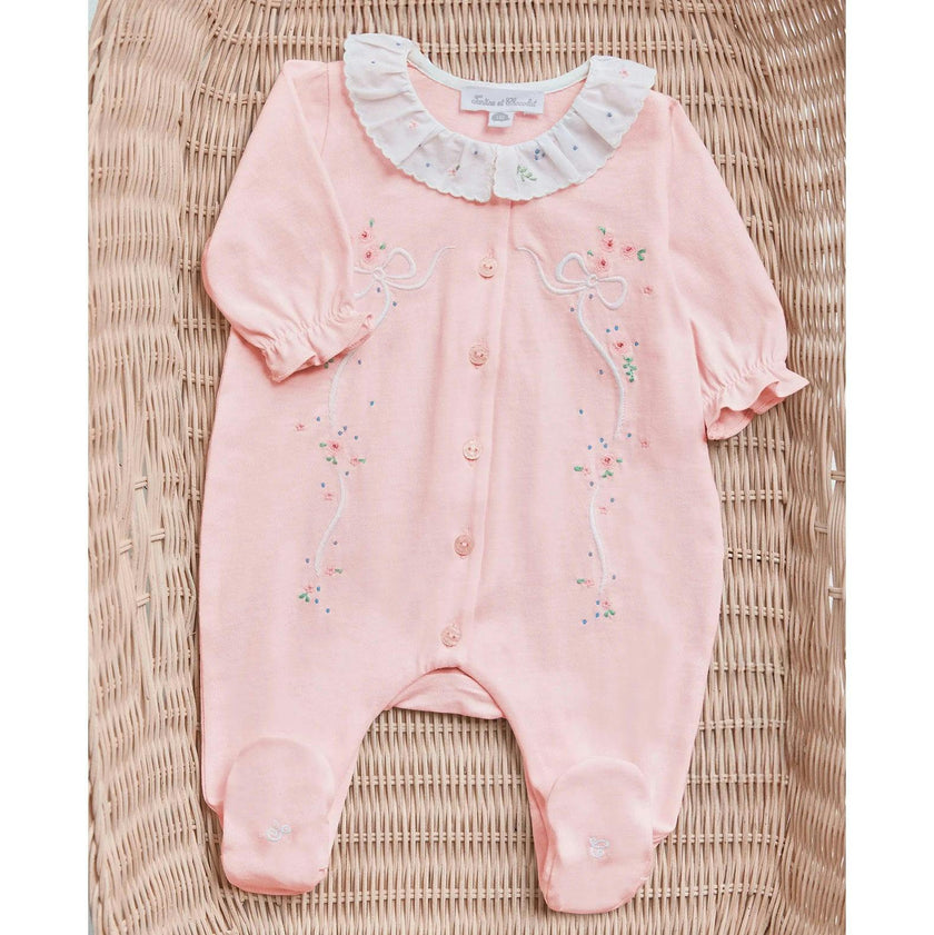 TARTINE ET CHOCOLAT Bows Embroidered Pyjama