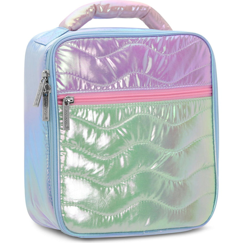 Color Block Quilted Lunch Tote