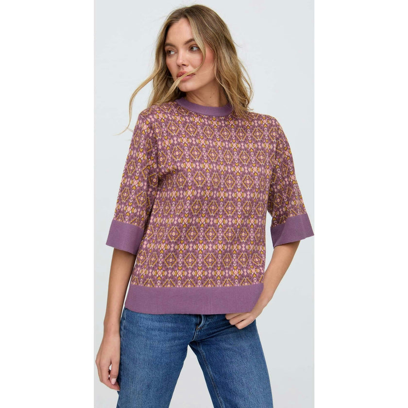 Daffodil Slouchy Knitted T-Shirt