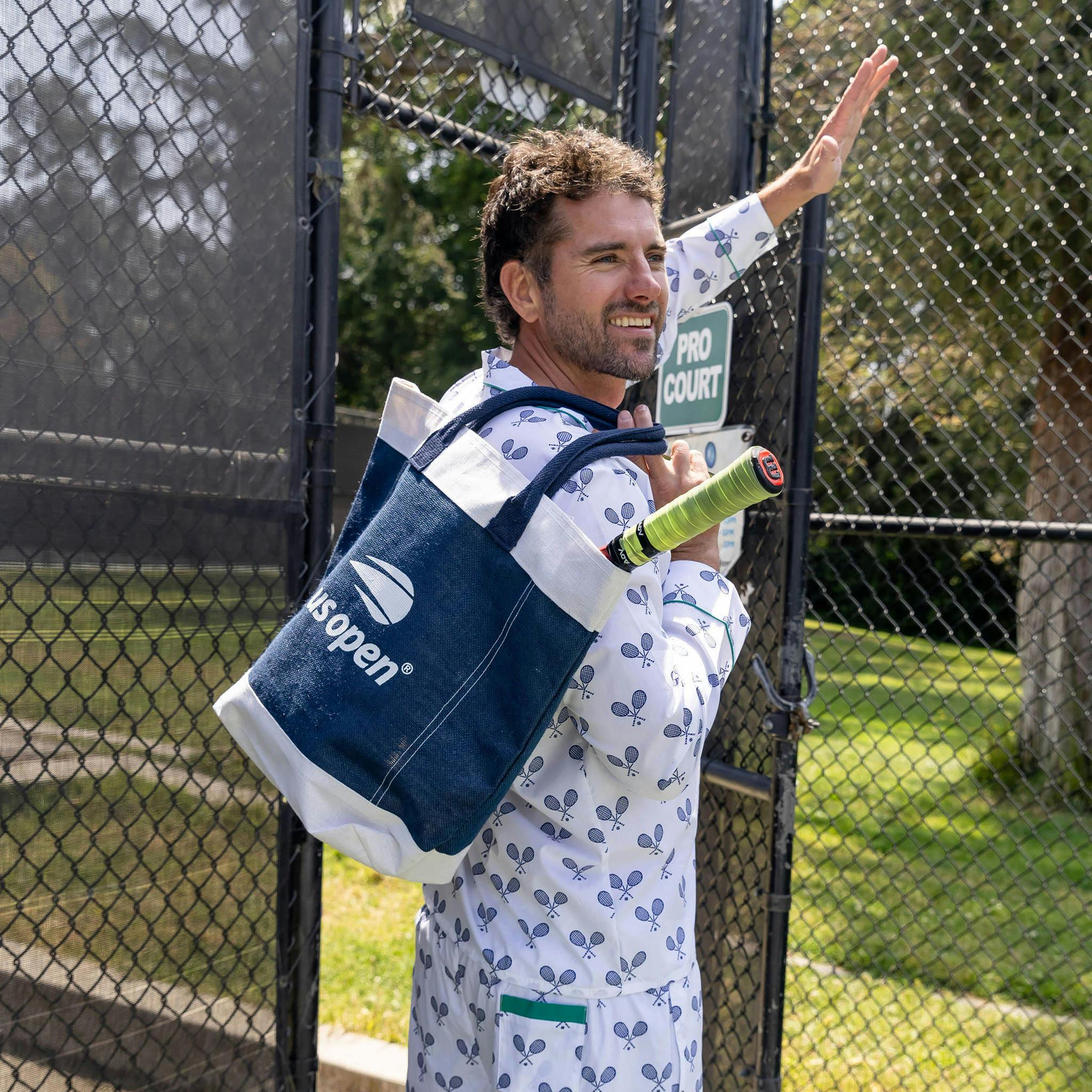 Men's Tennis Navy Sleep Shorts