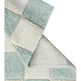 Kitchen Tiles Checkerboard Pattern Washable Rug