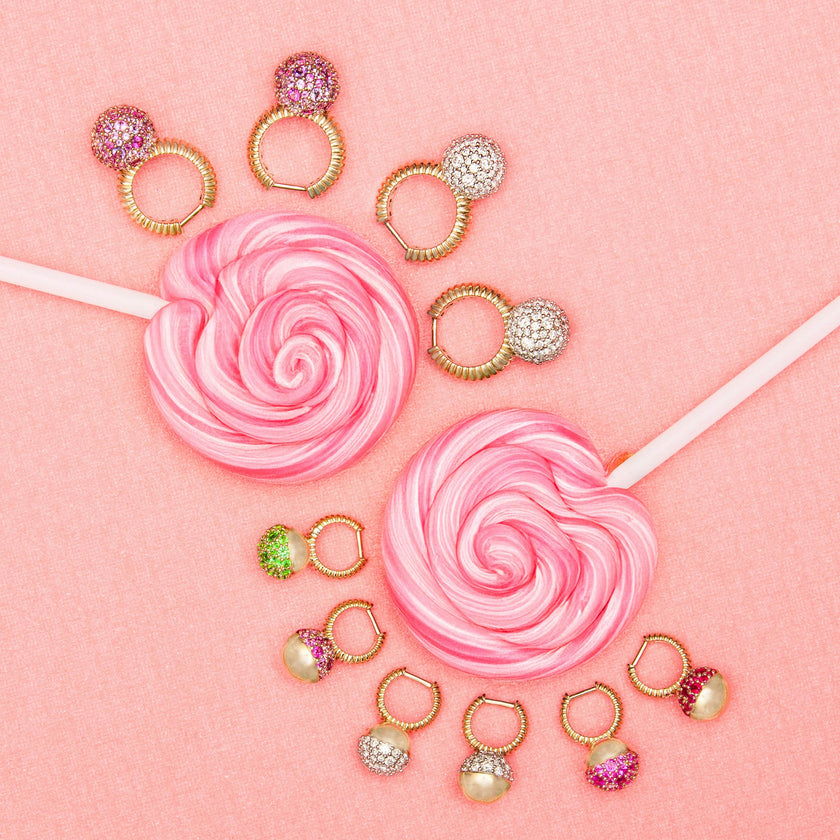 Revel Small Bobble Ring - Diamond