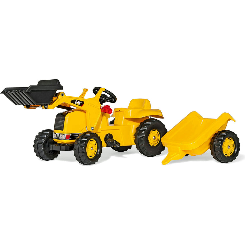CAT Kid Tractor With Trailer