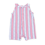 Stars and Stripes - Sleeveless Shortie Romper