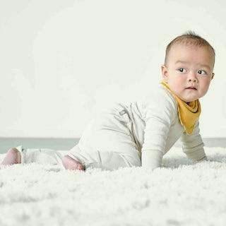 GROW WITH YOU FOOTIE | BIRCH — Bamboo Organic Cotton Blend, 0–6M