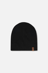 Stretch Jersey Beanie Black