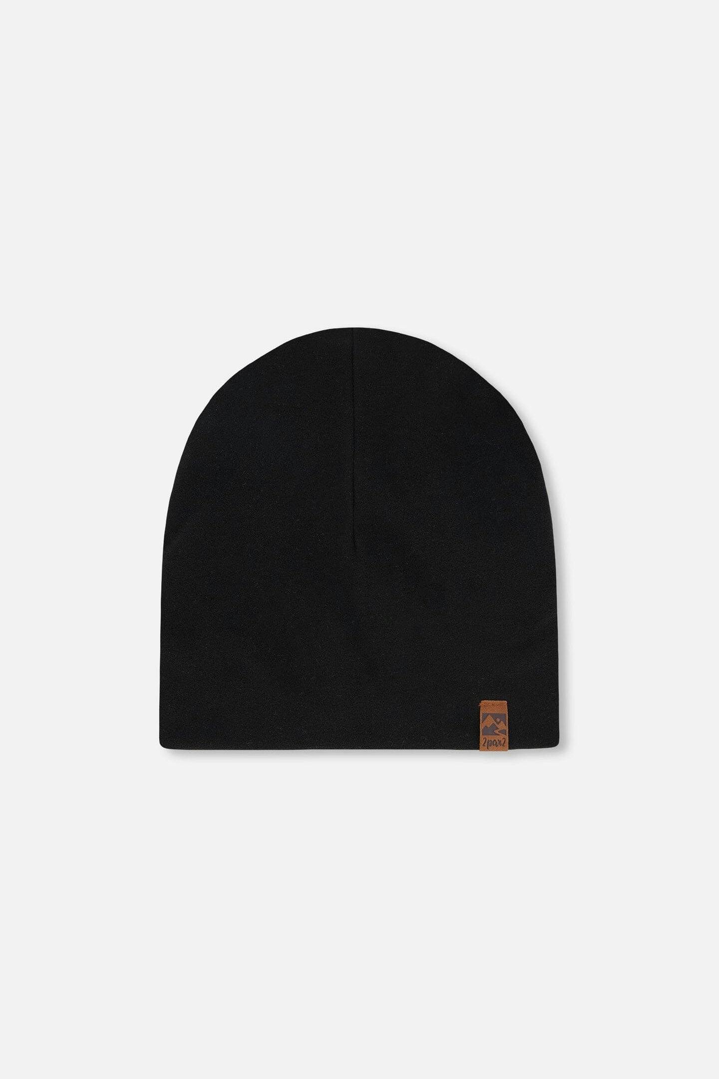 Stretch Jersey Beanie Black