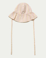 Bonnie Hat Cap - Pink Stripes