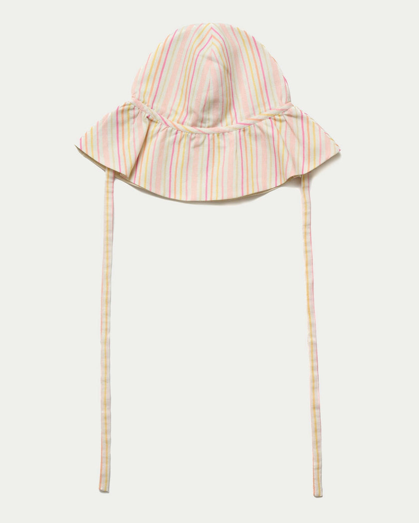 Bonnie Hat Cap - Pink Stripes