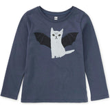 Bat Graphic Tee, Blue
