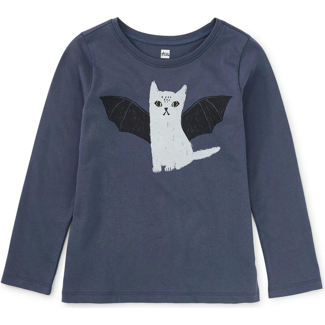 Bat Graphic Tee, Blue