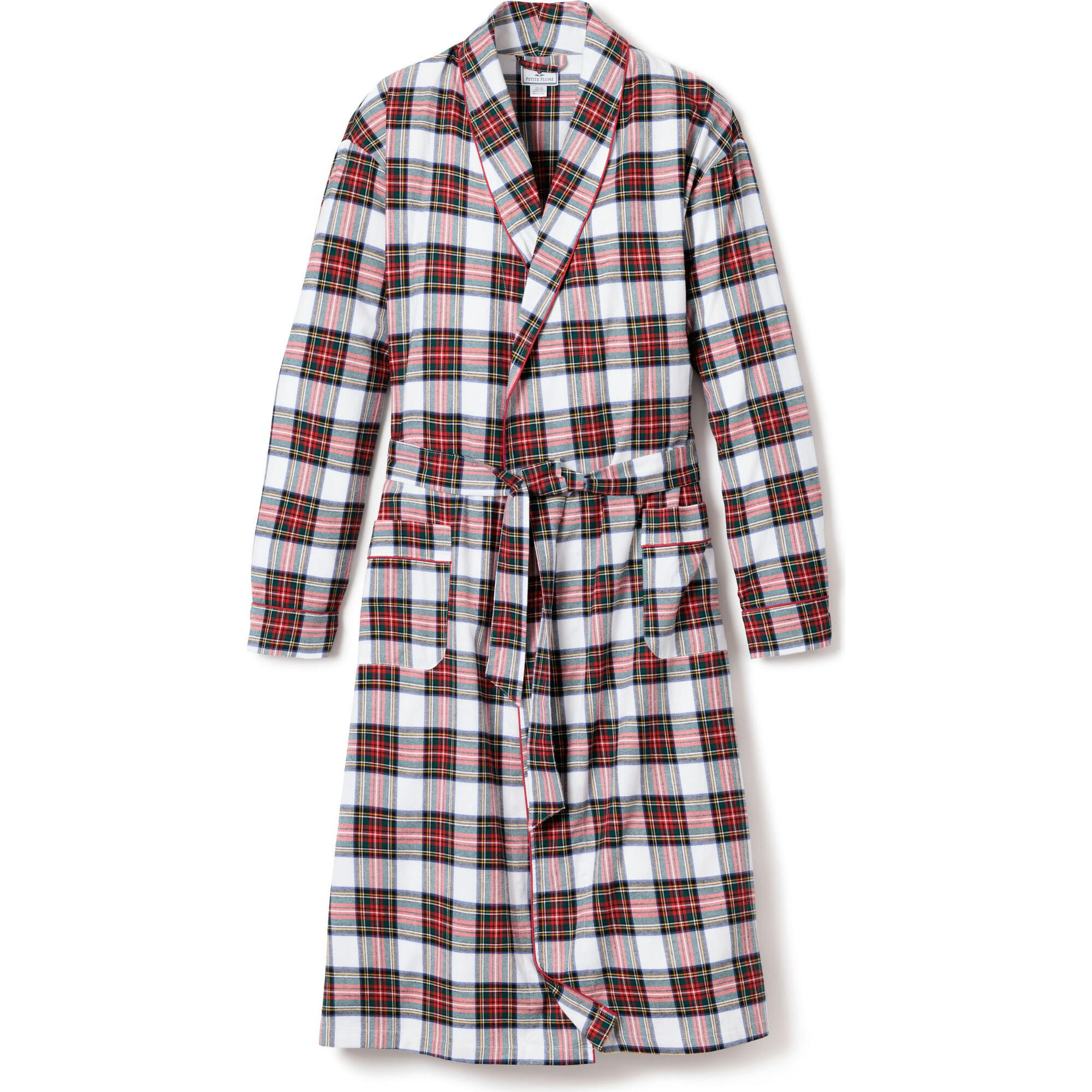 Men's Pima Robe in Navy