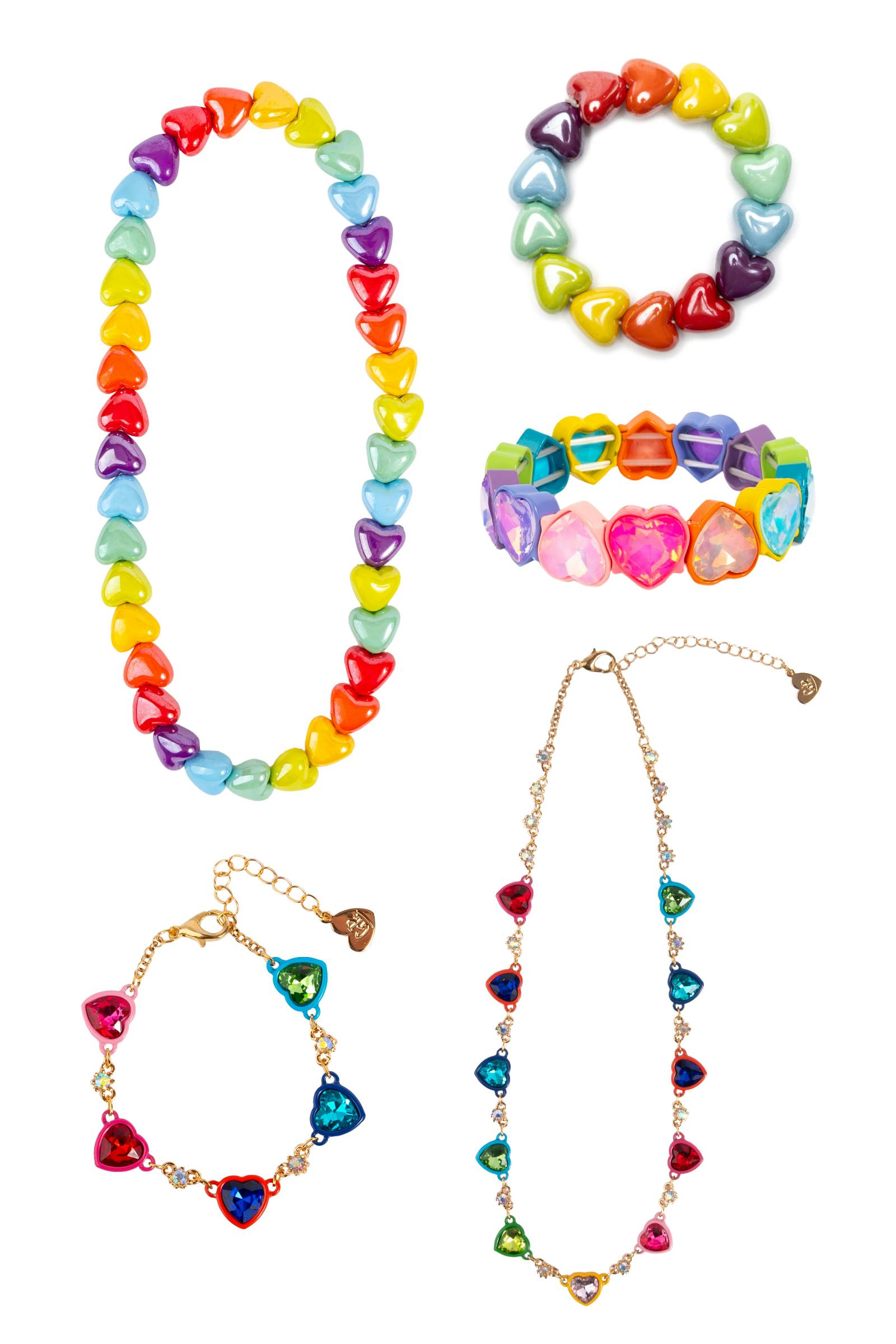 All Colours of My Heart 5pc Jewelry Bundle