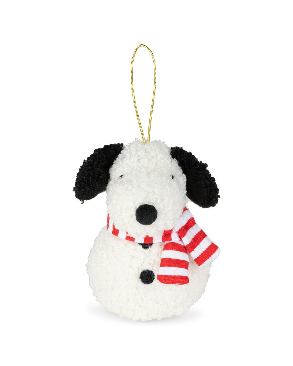 Plush PEANUTS SNOOPY ECO Tiny Teddy Cream Snowman 4