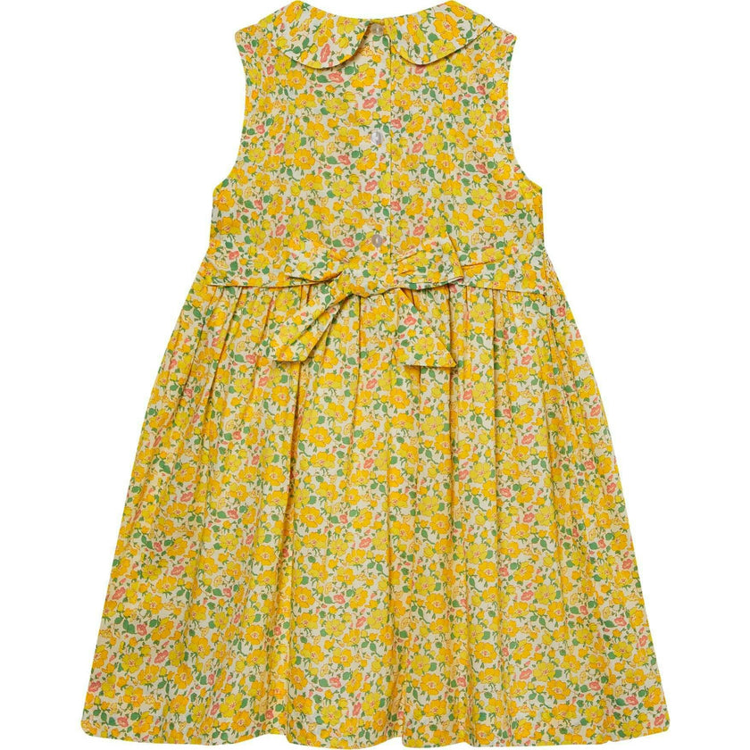 Made With Liberty Fabric Smocked Girls Dress Marina