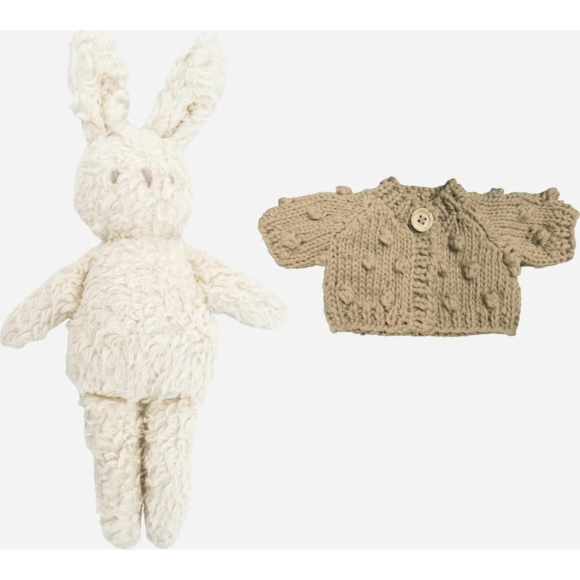 Charlie Bunny Plush and Plush Sweater Set - No Bow