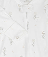 Flying Elephants Zipper Footie