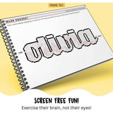 My Amazingly Awesome Activity Book  (Just for Me!) - Personalized Activity Book