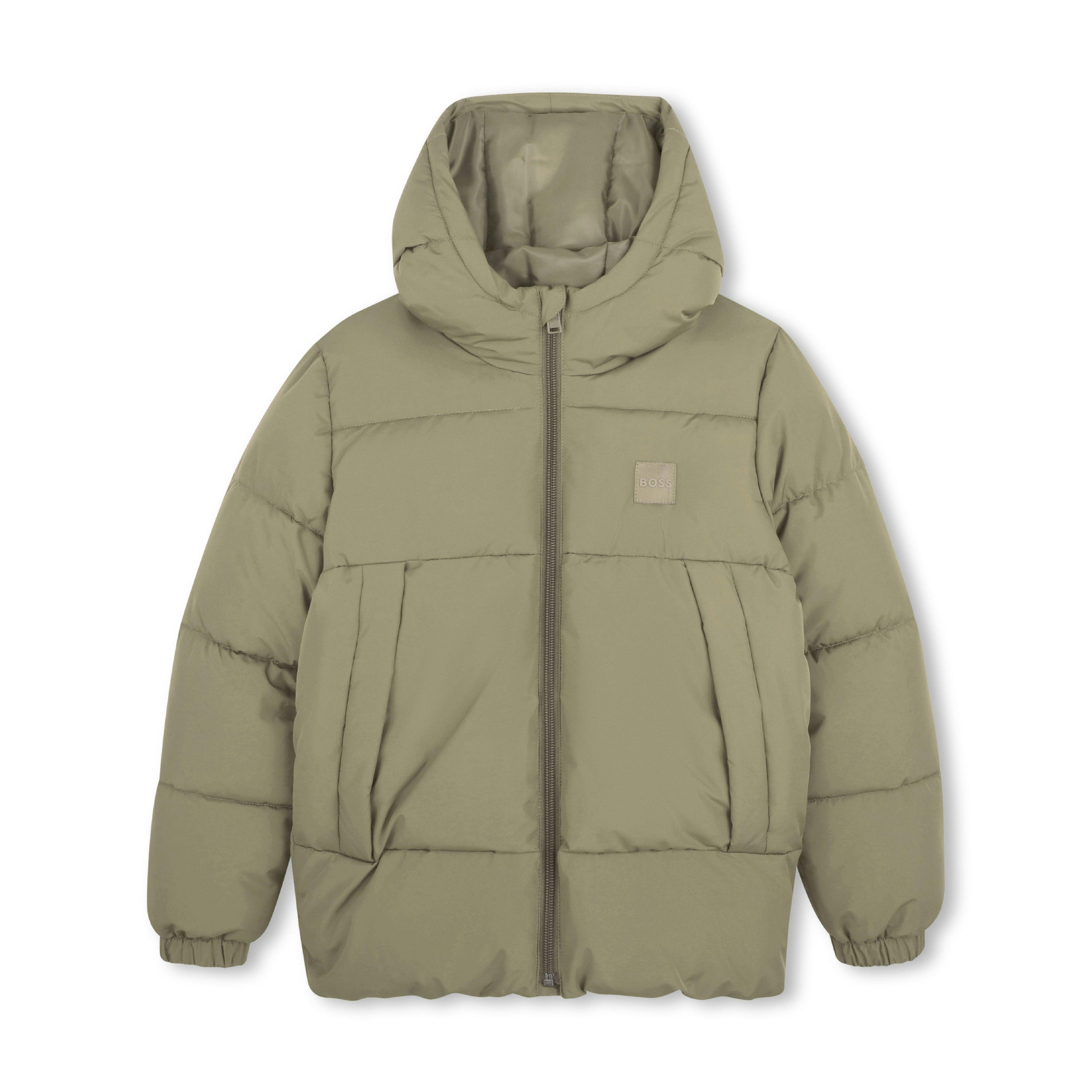 Olive Green Puffer Jacket