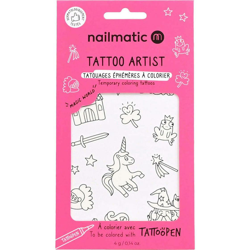 Tattoo Temporary for Kids MAGIC WORLD
